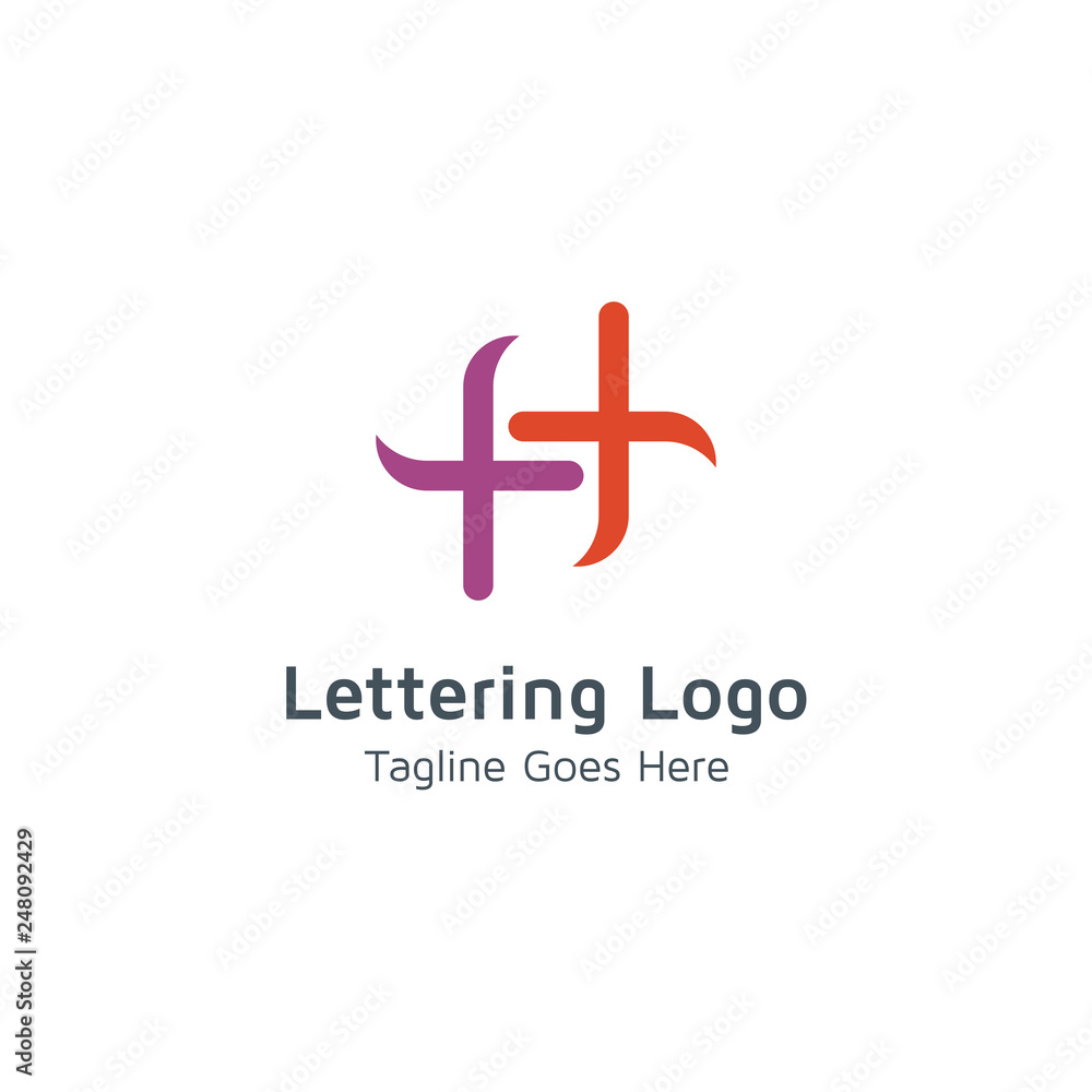 Lettering H Vector Lettering H Vector