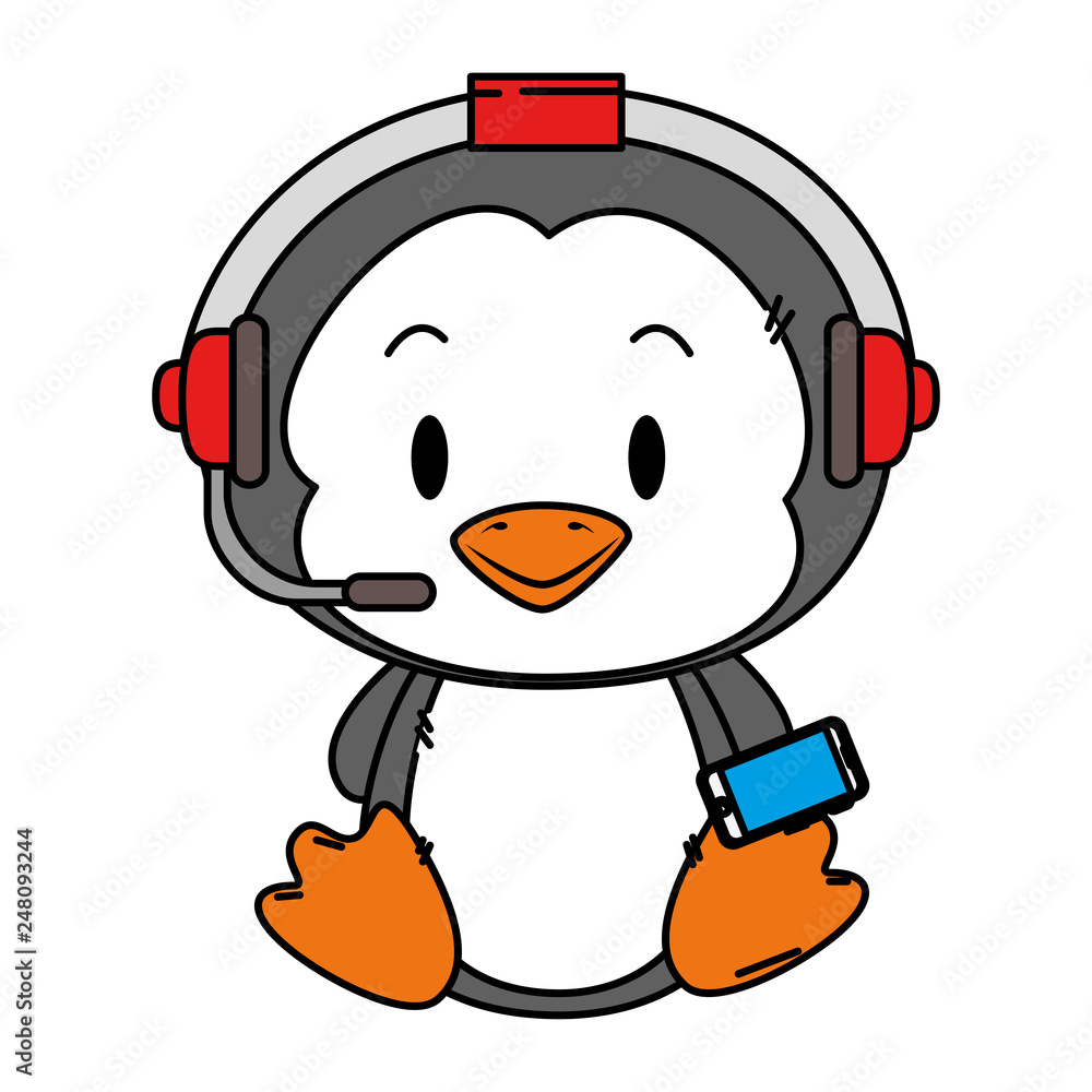 cute little penguin character