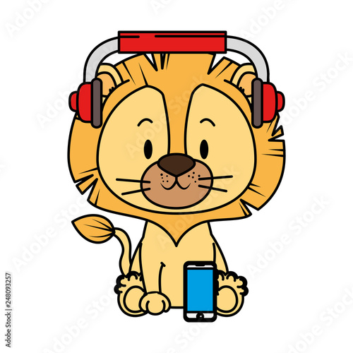 cute little lion character