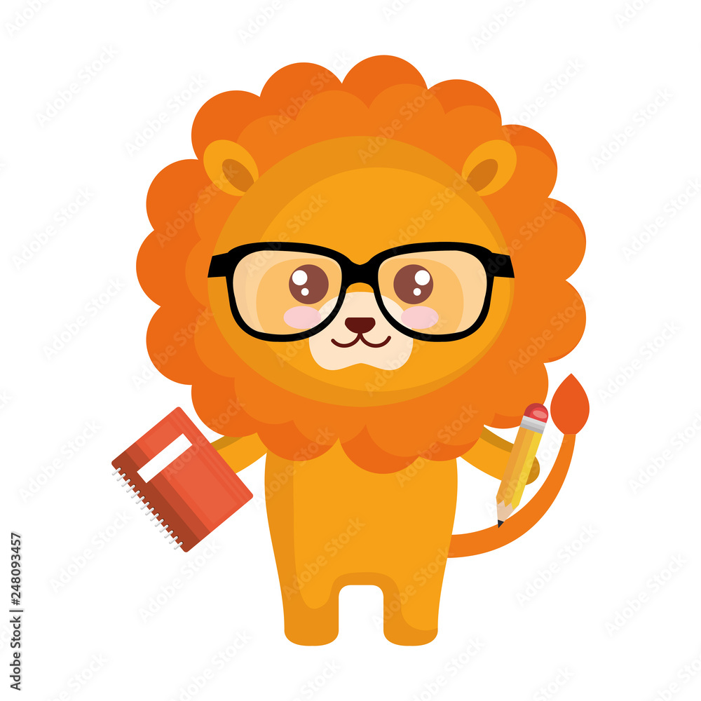 cute little lion character