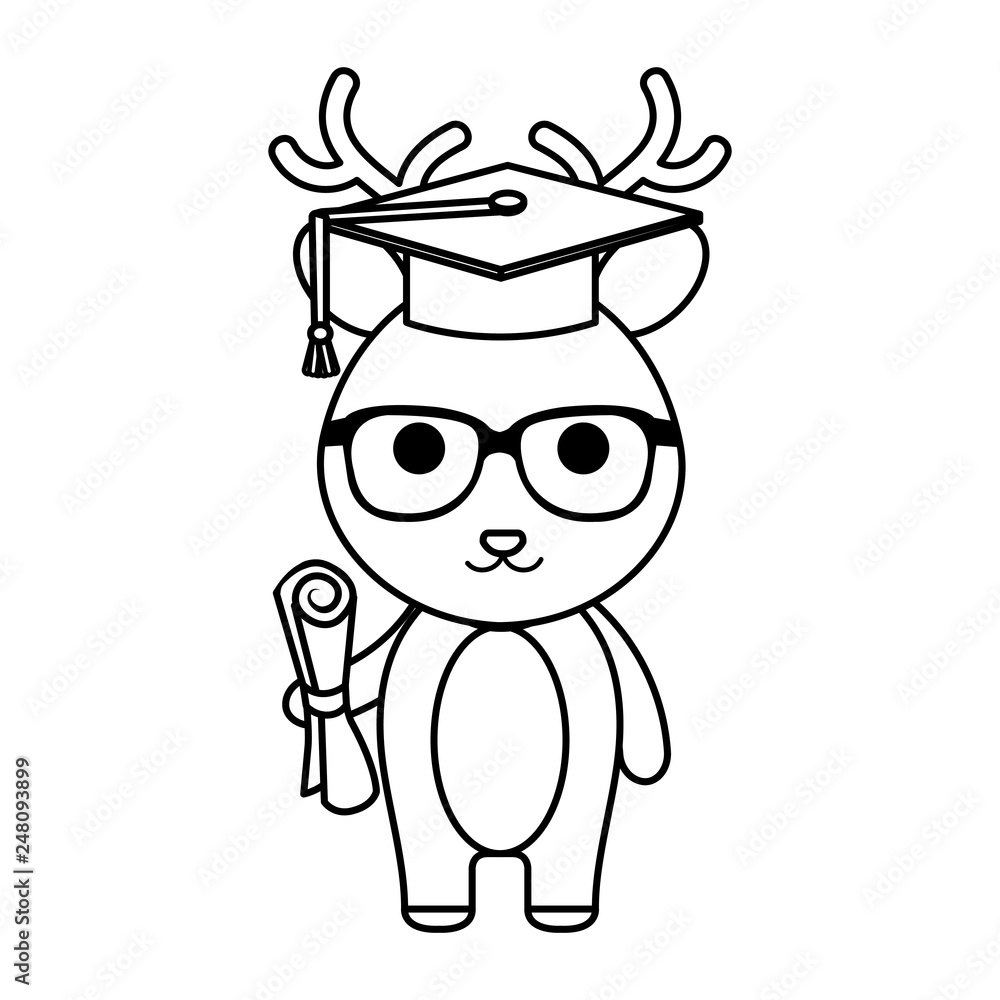 cute little reindeer character cute little reindeer character