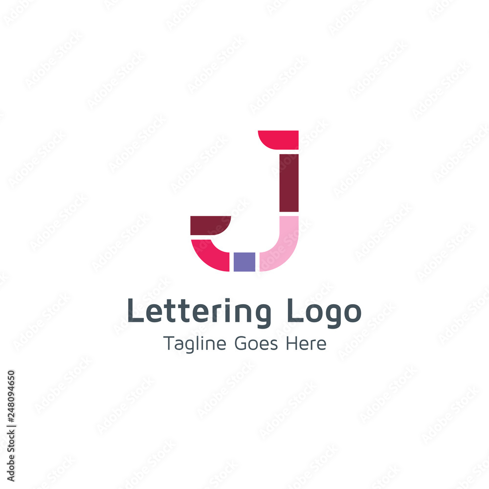 Lettering J Vector Lettering J Vector