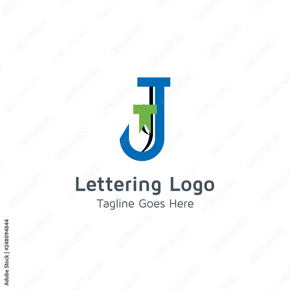 Lettering J Vector Lettering J Vector
