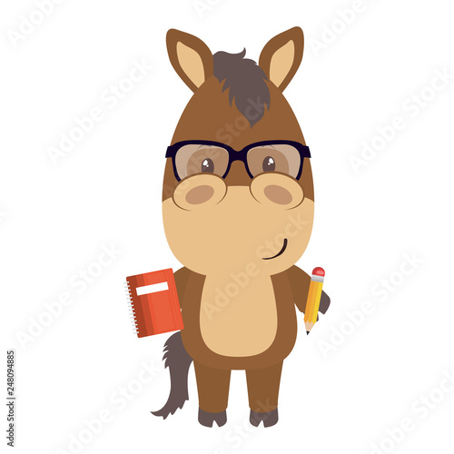 cute little horse character