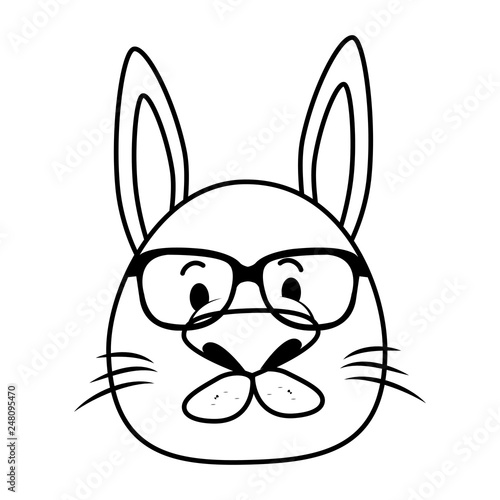 cute little rabbit character © Gstudio