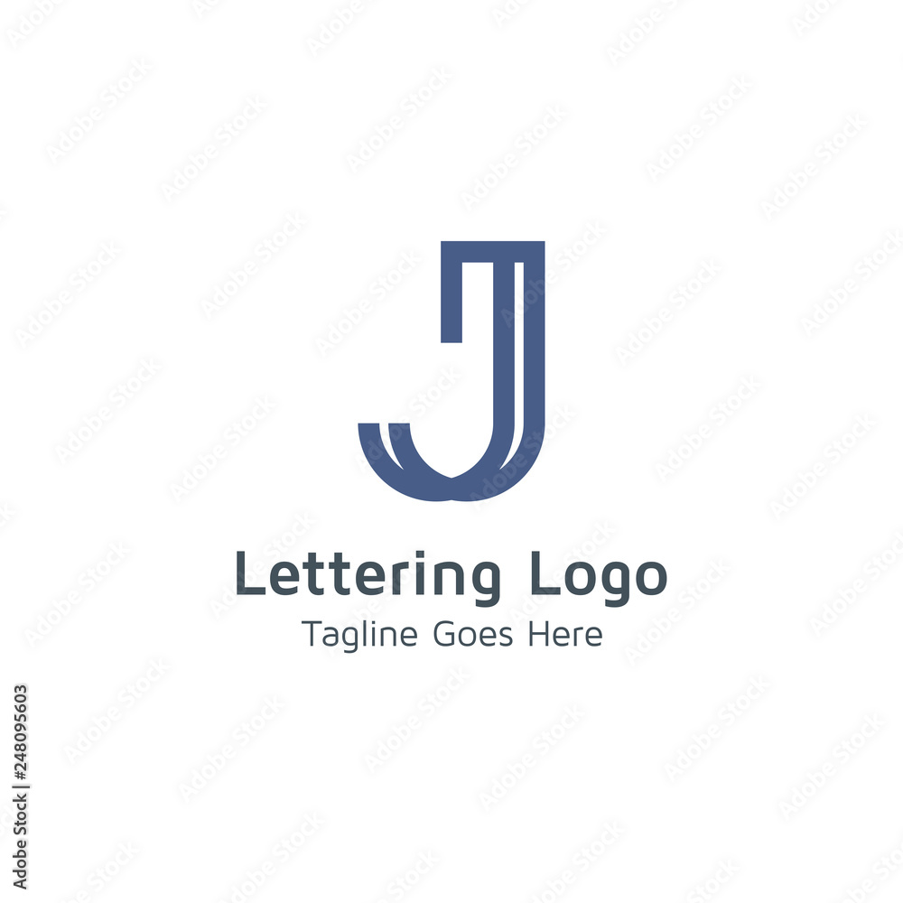 Lettering J Vector Lettering J Vector
