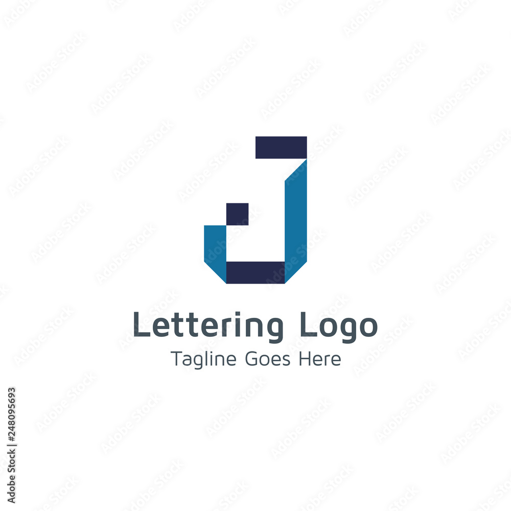 Lettering J Vector Lettering J Vector
