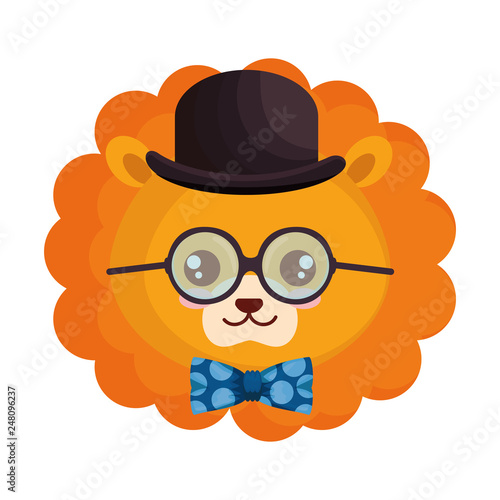 cute little lion character