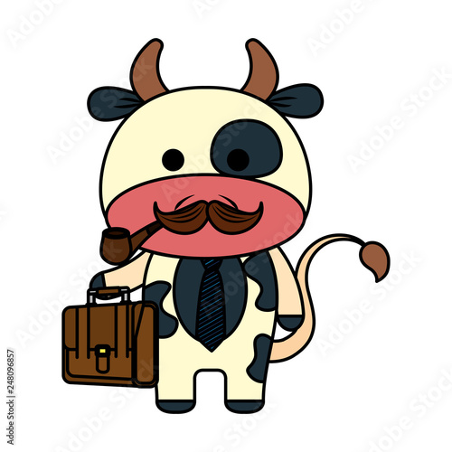 cute little cow character