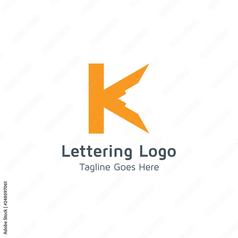 Lettering K Vector Lettering K Vector