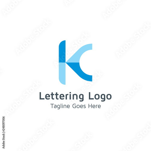 Lettering K Vector