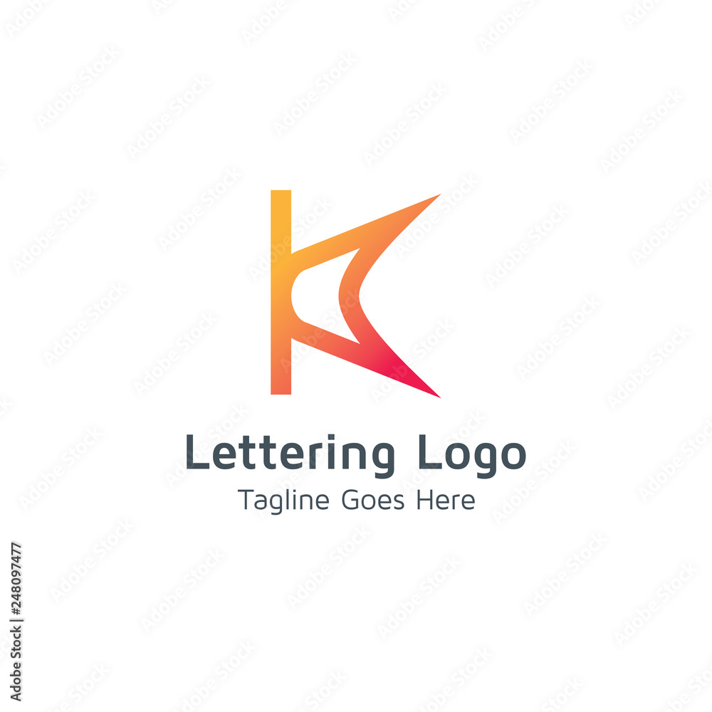Lettering K Vector Lettering K Vector