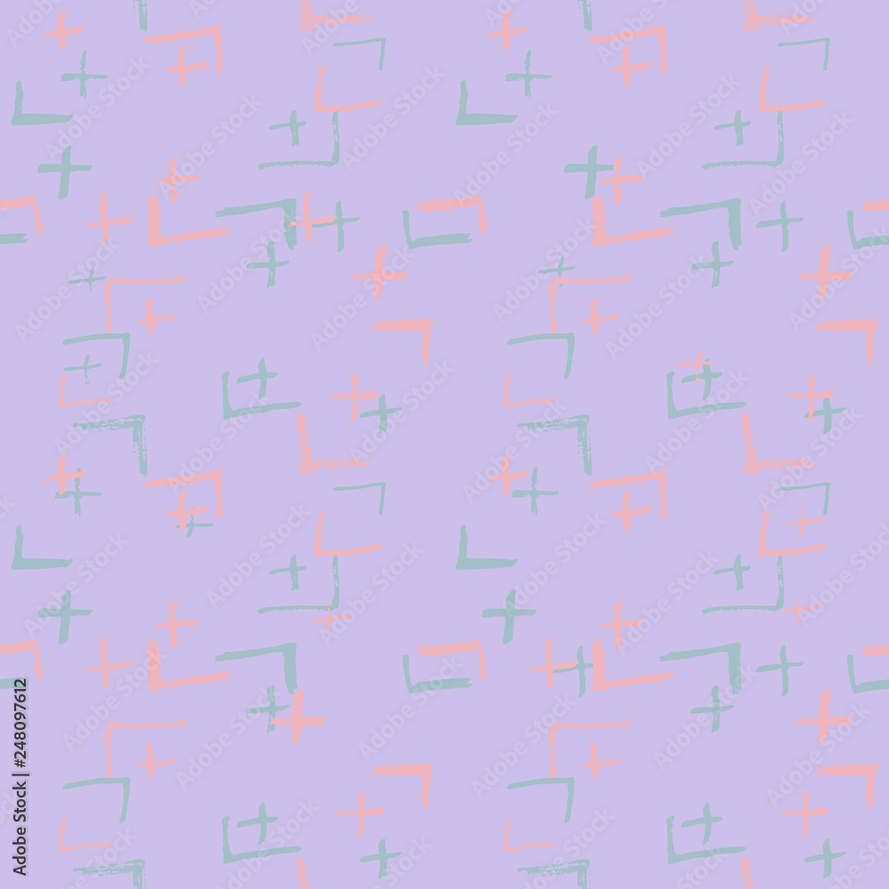 Tie Dye Japanese Geometric Simple Seamless Pattern. Boho Tie Dye Japan Batik. Geo Wabi Sabi Traditional Kimono Print. Scribble Cartoon Doodle Craft Texture. Scribble Craft Doodle Seamless Collage