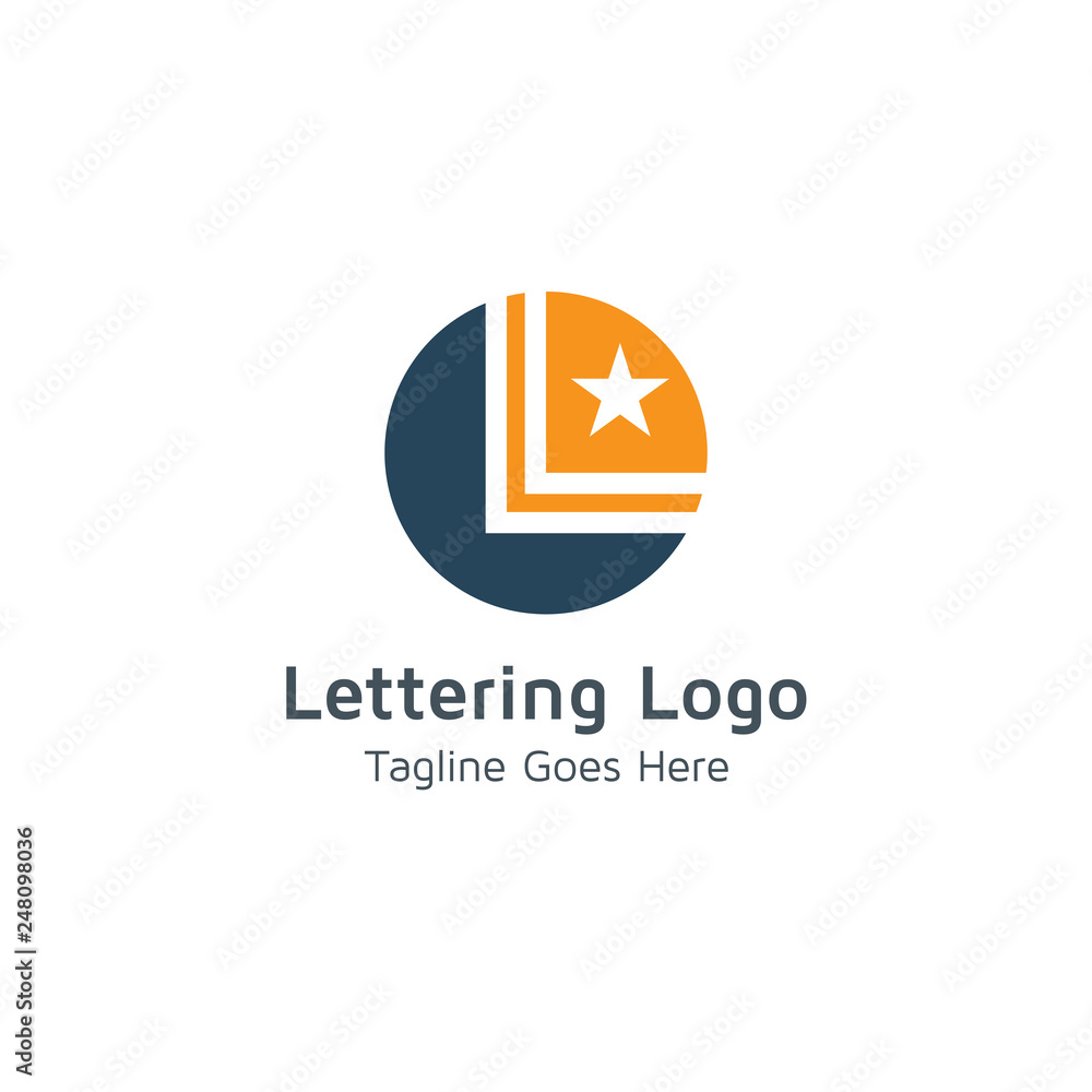 Lettering L Vector Lettering L Vector