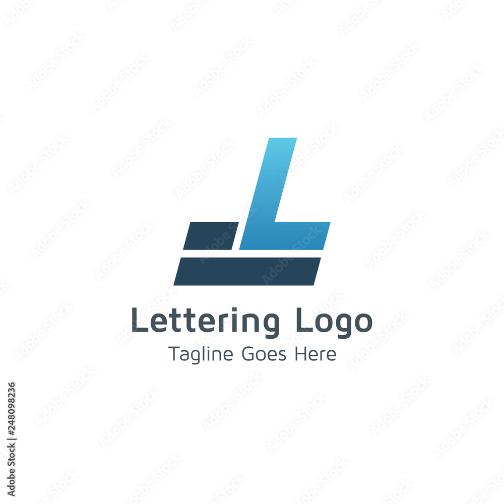 Lettering L Vector Lettering L Vector