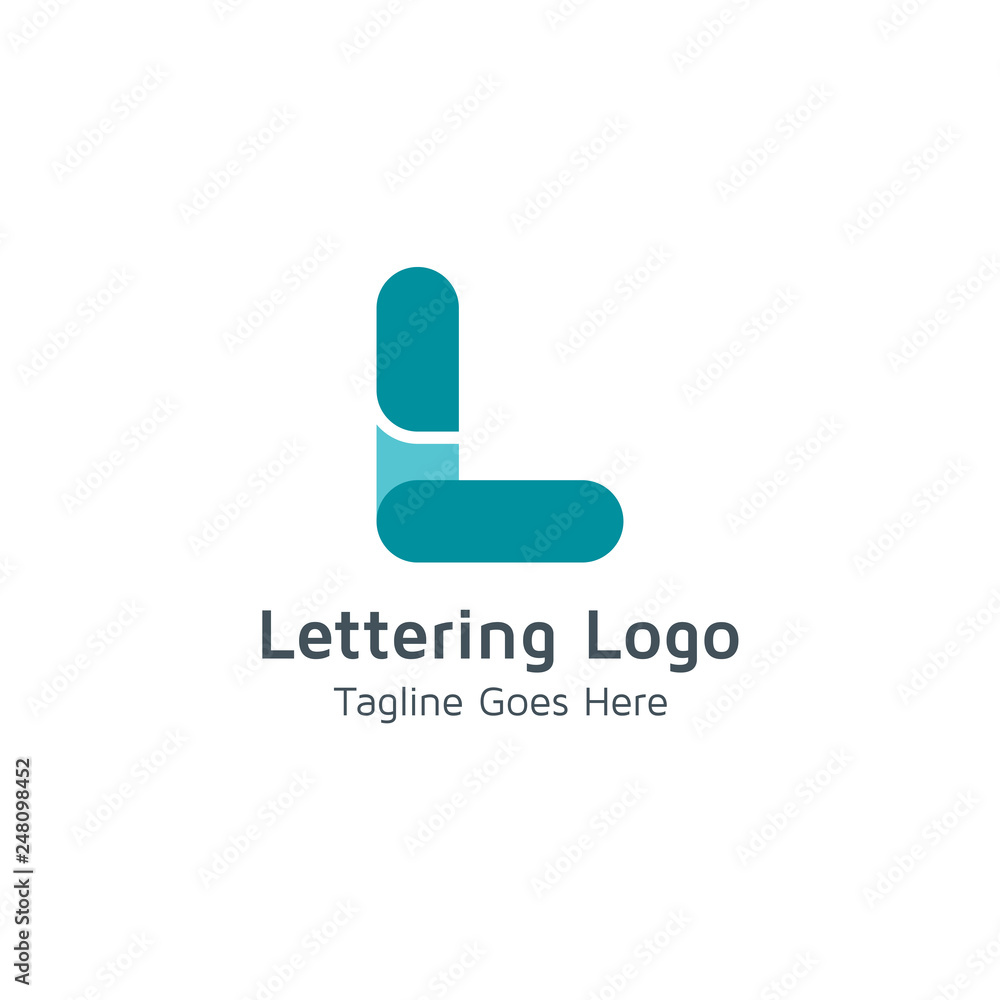 Lettering L Vector