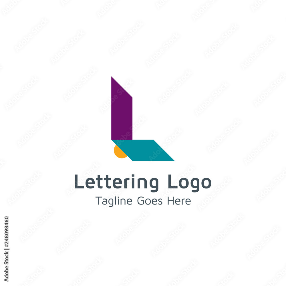 Lettering L Vector Lettering L Vector