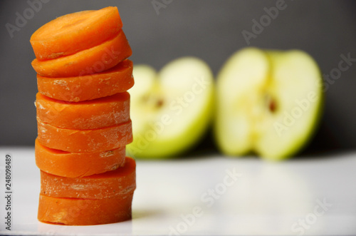 Slices of carrots 2