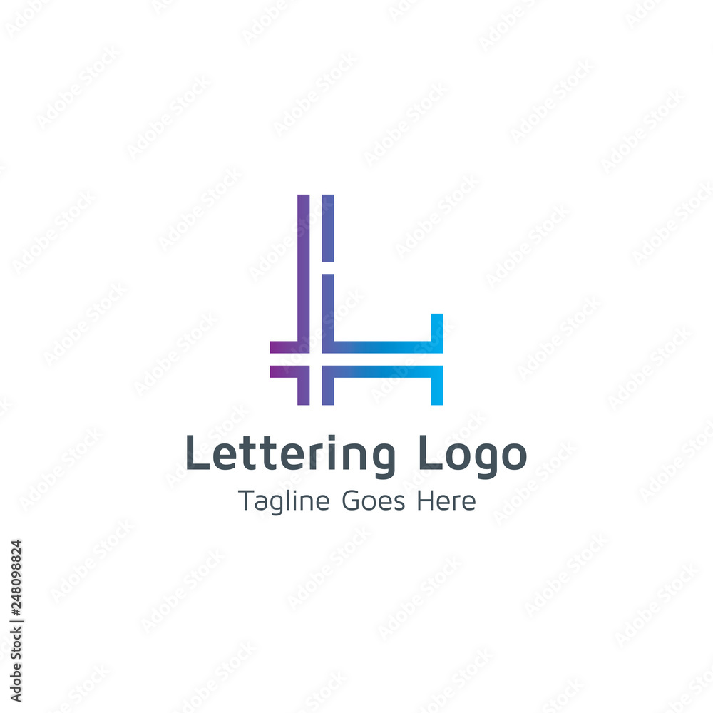 Lettering L Vector Lettering L Vector