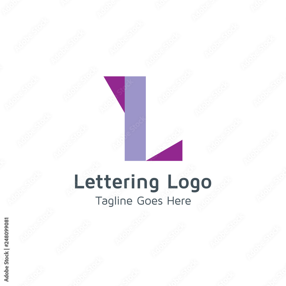 Lettering L Vector Lettering L Vector