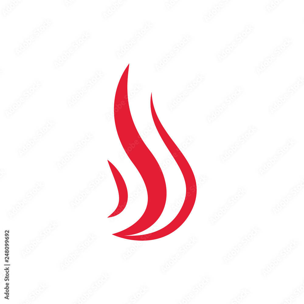 Abstract fire icon Abstract fire icon