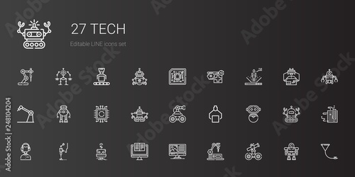 tech icons set