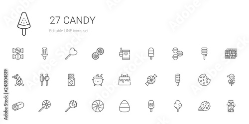 candy icons set