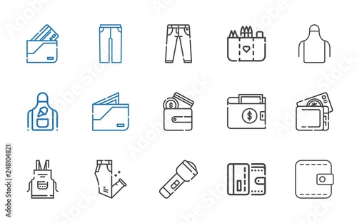 pocket icons set
