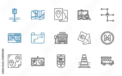 street icons set
