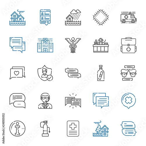 help icons set