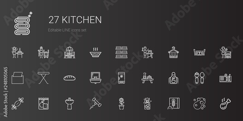 kitchen icons set