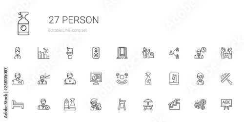 person icons set