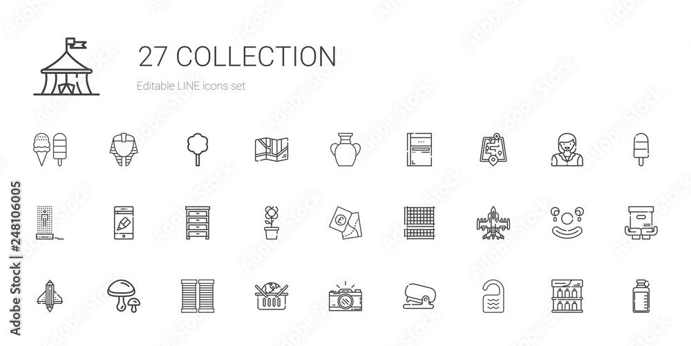 collection icons set collection icons set
