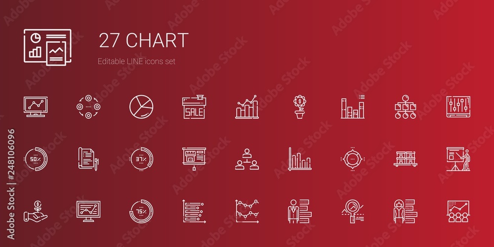 chart icons set chart icons set