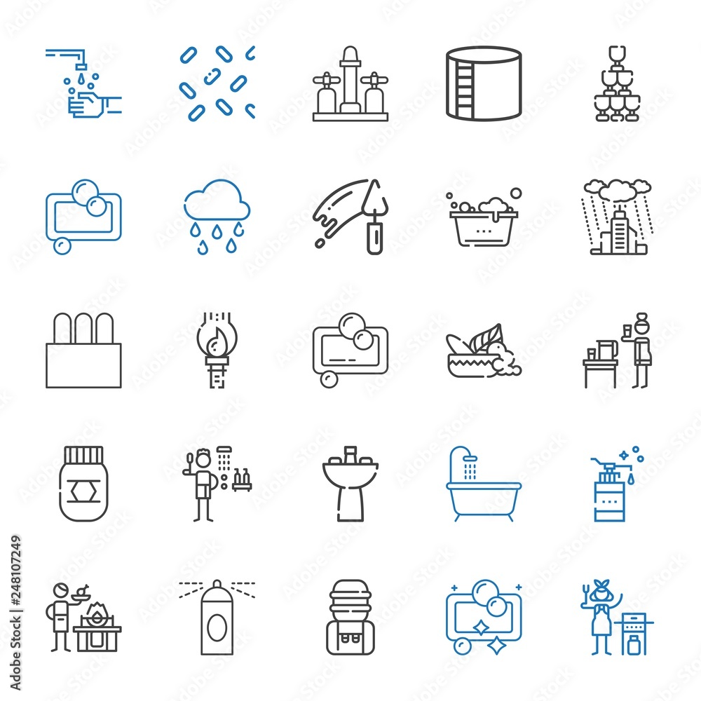 drop icons set drop icons set