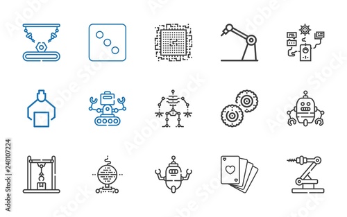 chip icons set