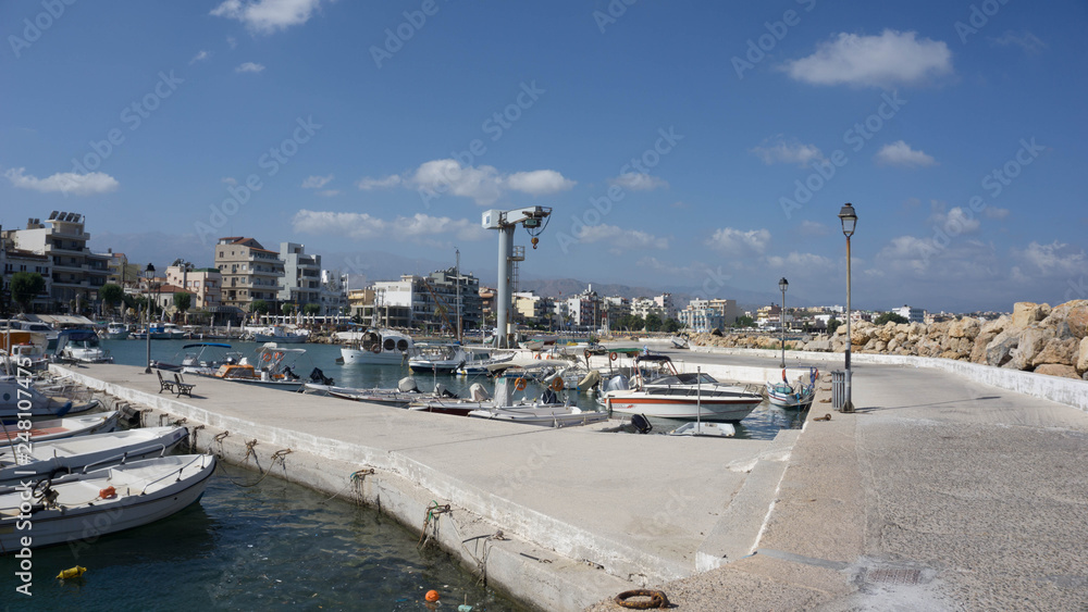 Port at Chania, Greece
