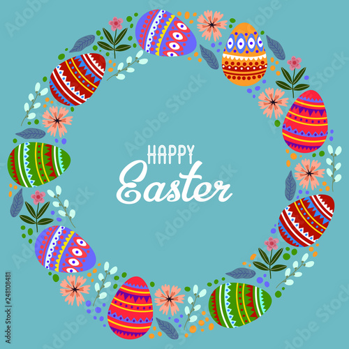 Canvastavla Happy Easter