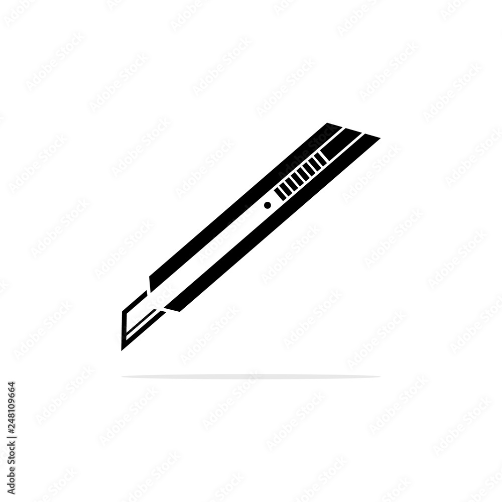 Cutter icon, vector concept illustration for design. Cutter icon, vector concept illustration for design.