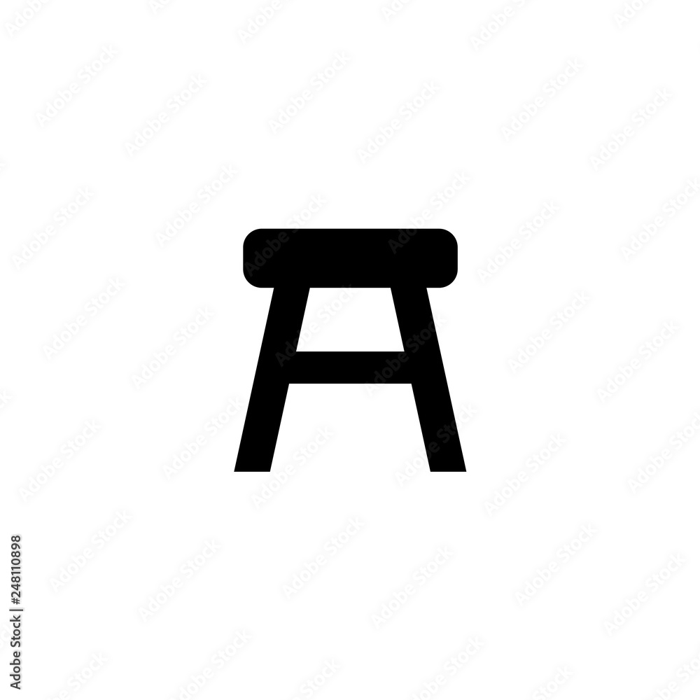 stool icon. vector illustration stool icon. vector illustration