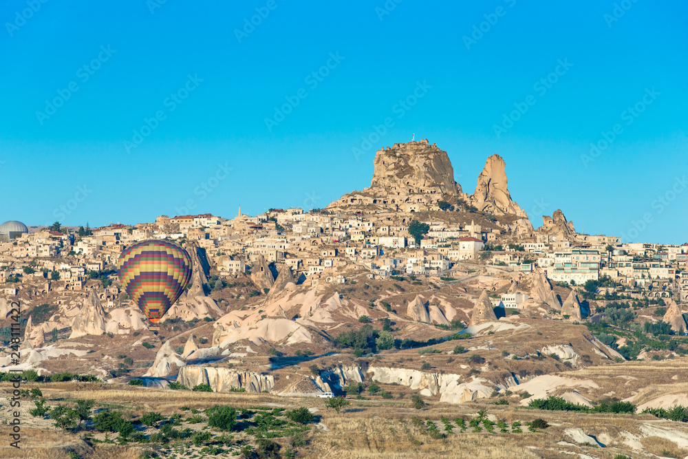 mountain landscape. Cappadocia, Anatolia, Turkey.