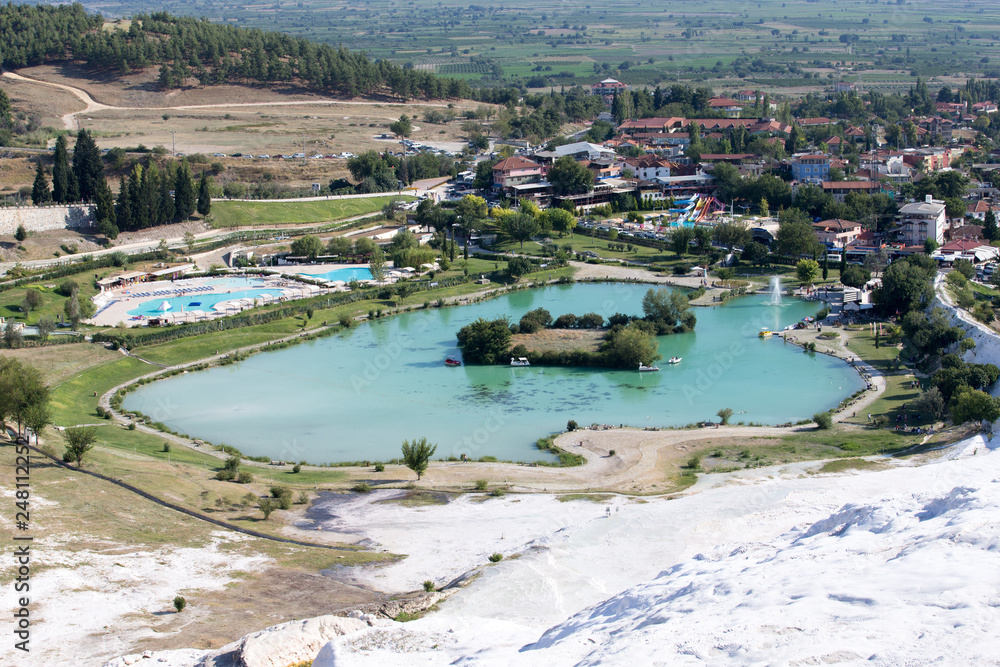 Pamukkale, natural site in Denizli Province in southwestern Turkey