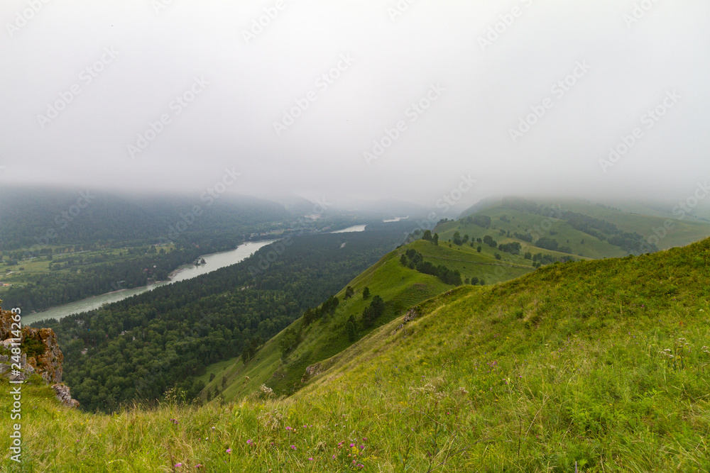 Altai mountains. Katun river.