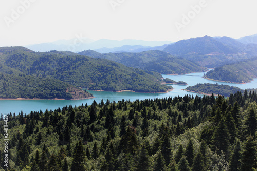 Artificial Lake Plastira of Karditsa central Greece Europe