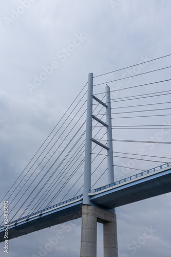 Strelasund Crossing Bridge in city Stralsund, Germany © wlad074