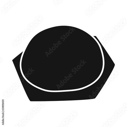 Vector design of pierogi and ravioli icon. Collection of pierogi and tortellini stock vector illustration.