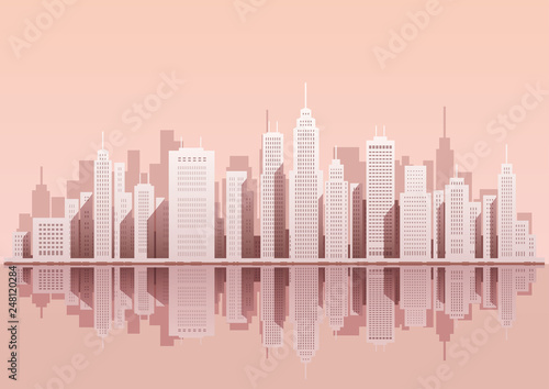 大都市のイラスト