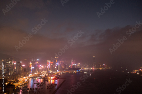 Hong Kong habour by Night