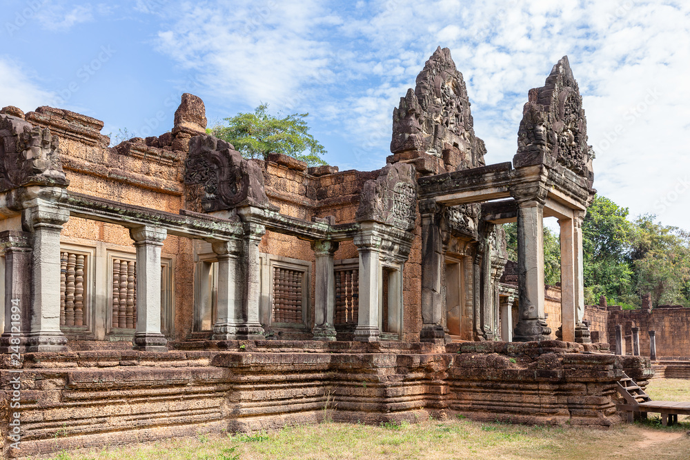 ancient remains of Banteay Samre temple, Siem Reap, Cambodia, Asia