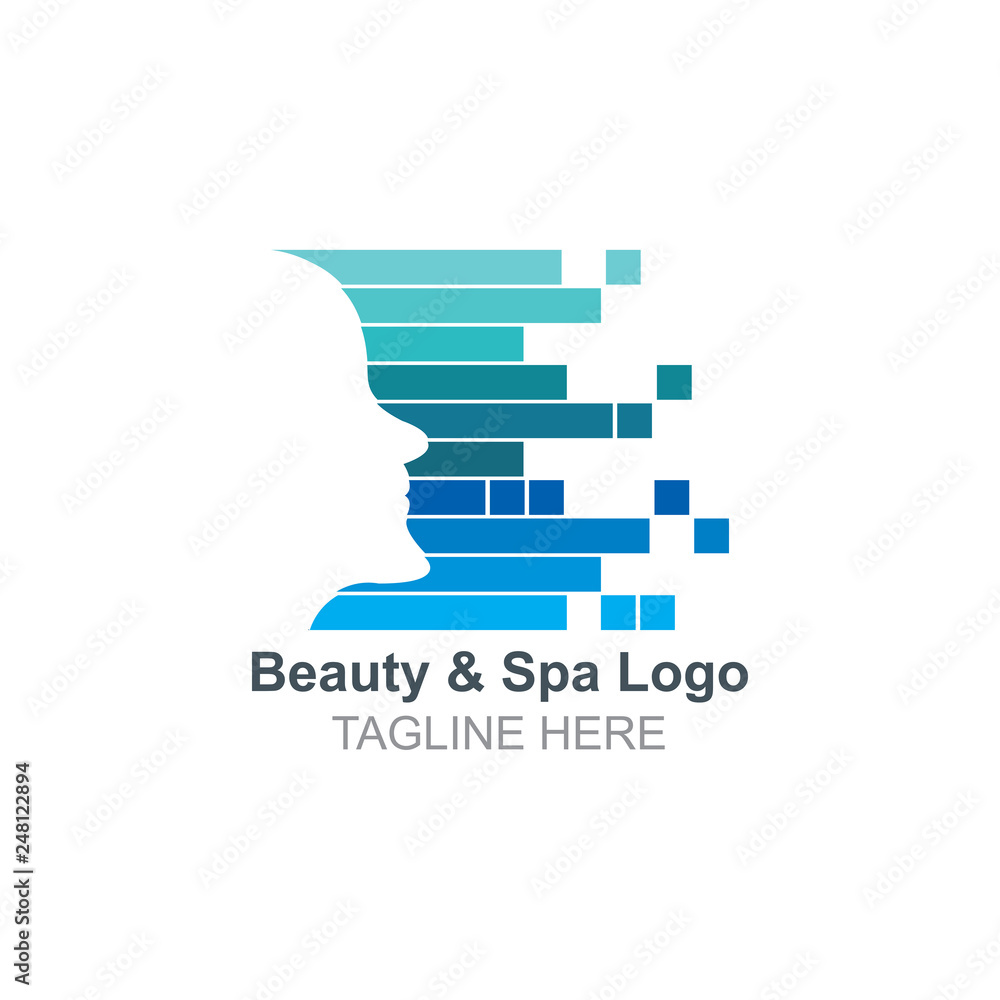 Beauty and spa logo Beauty and spa logo